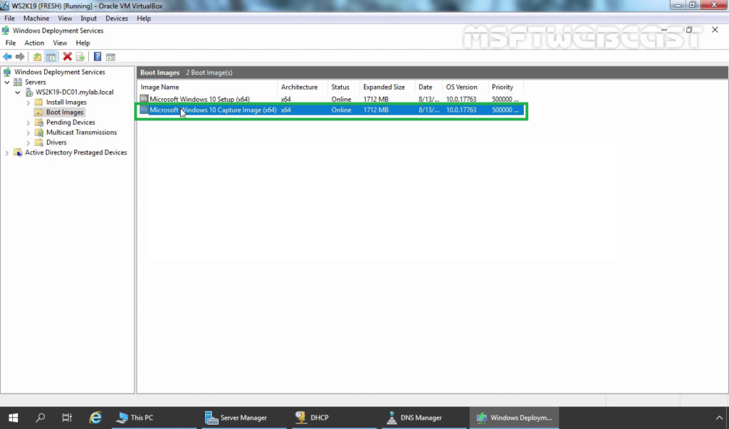 10. verify capture image is created successfully