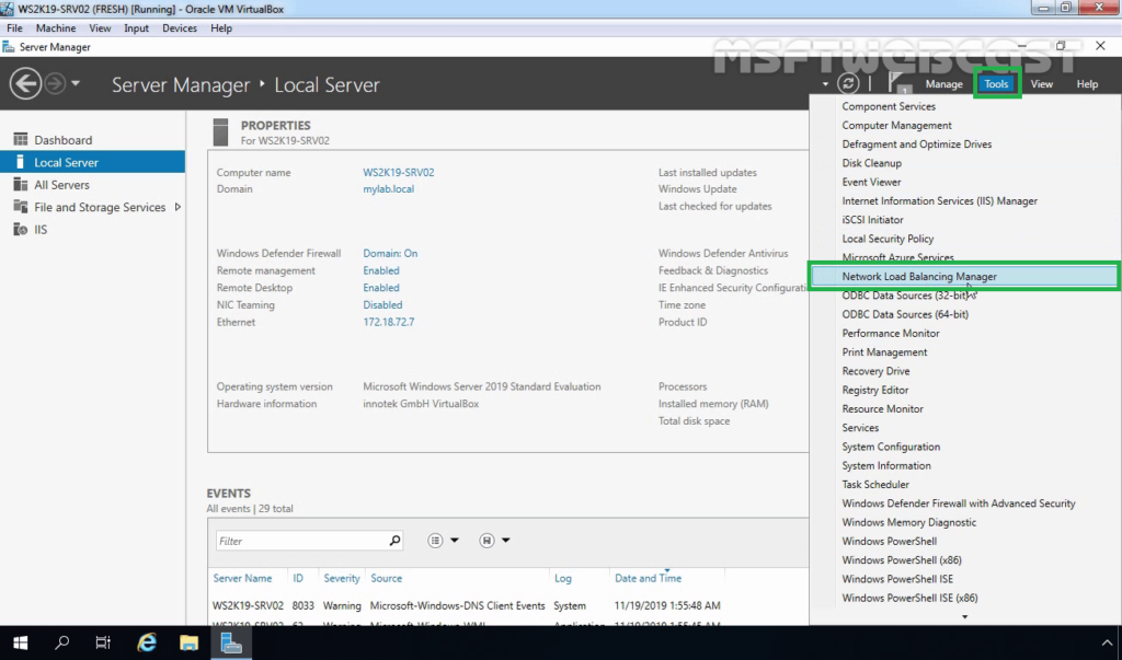 11. Open Network Local Balancing Manager