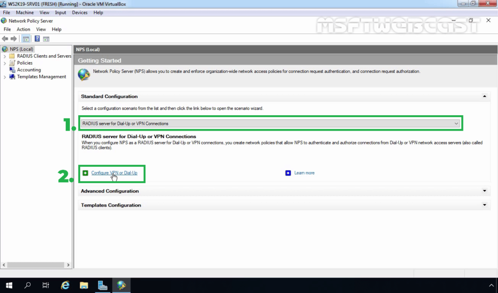14. configure vpn or dial-up