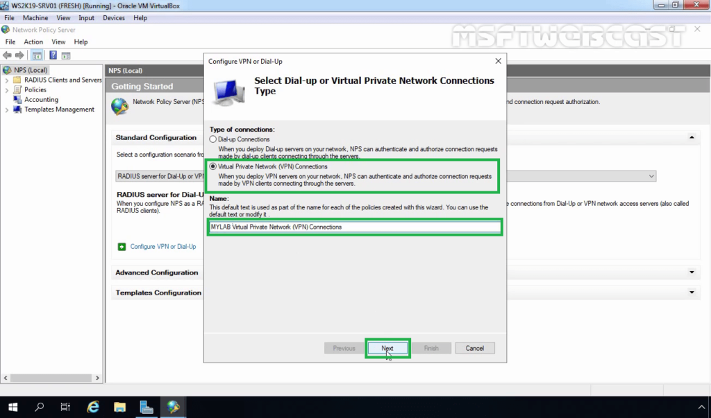 15. select vpn connection