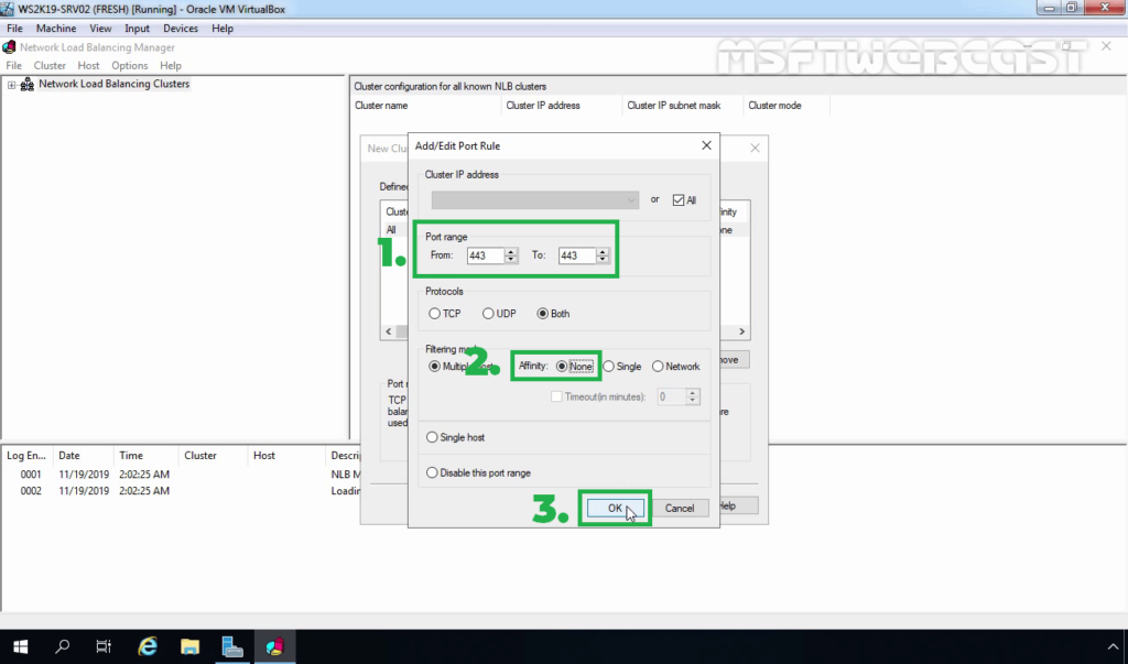 21. Add TCP port 443 to the Rule