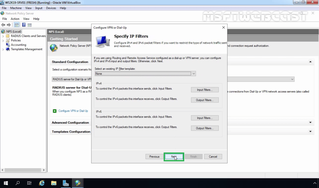 22. setup ip filters