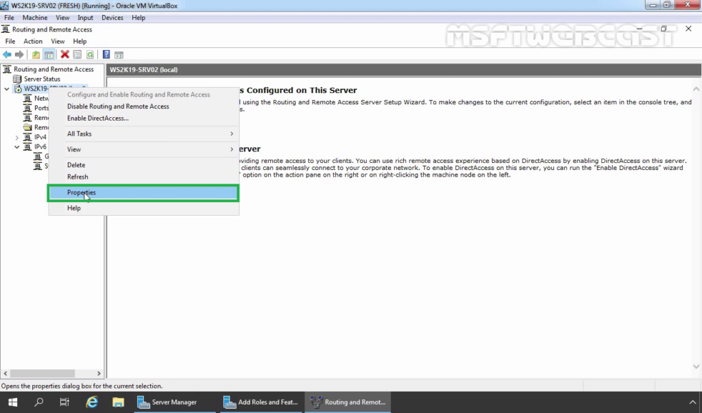 26. select vpn server properties