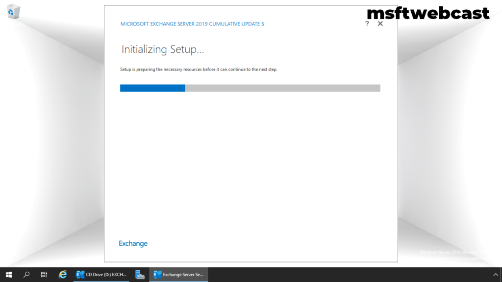 11. Initializing setup