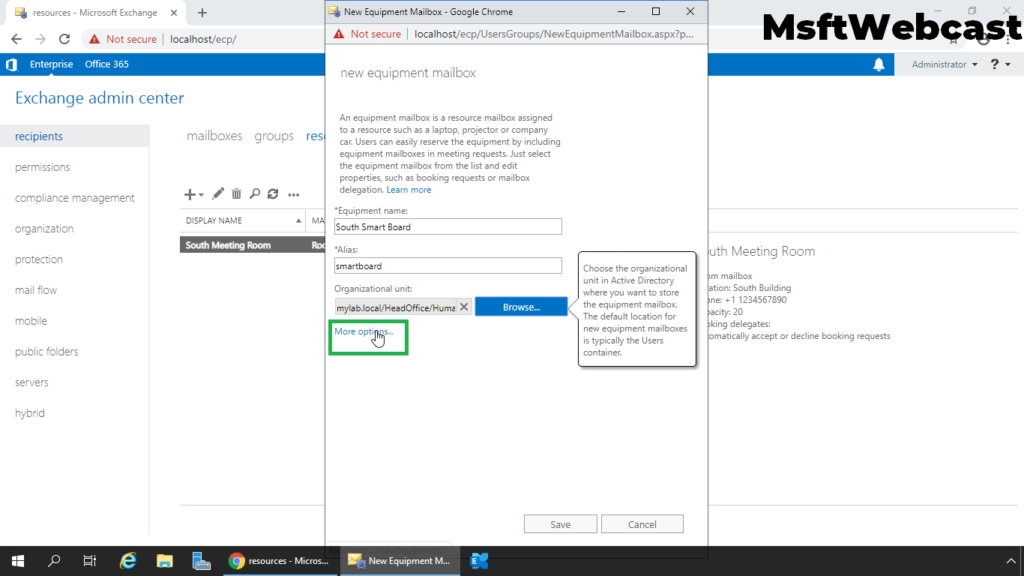 13. click on more option