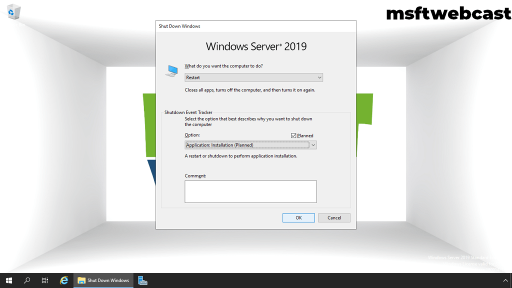 21. restart the server 2019 after installing exchange 2019