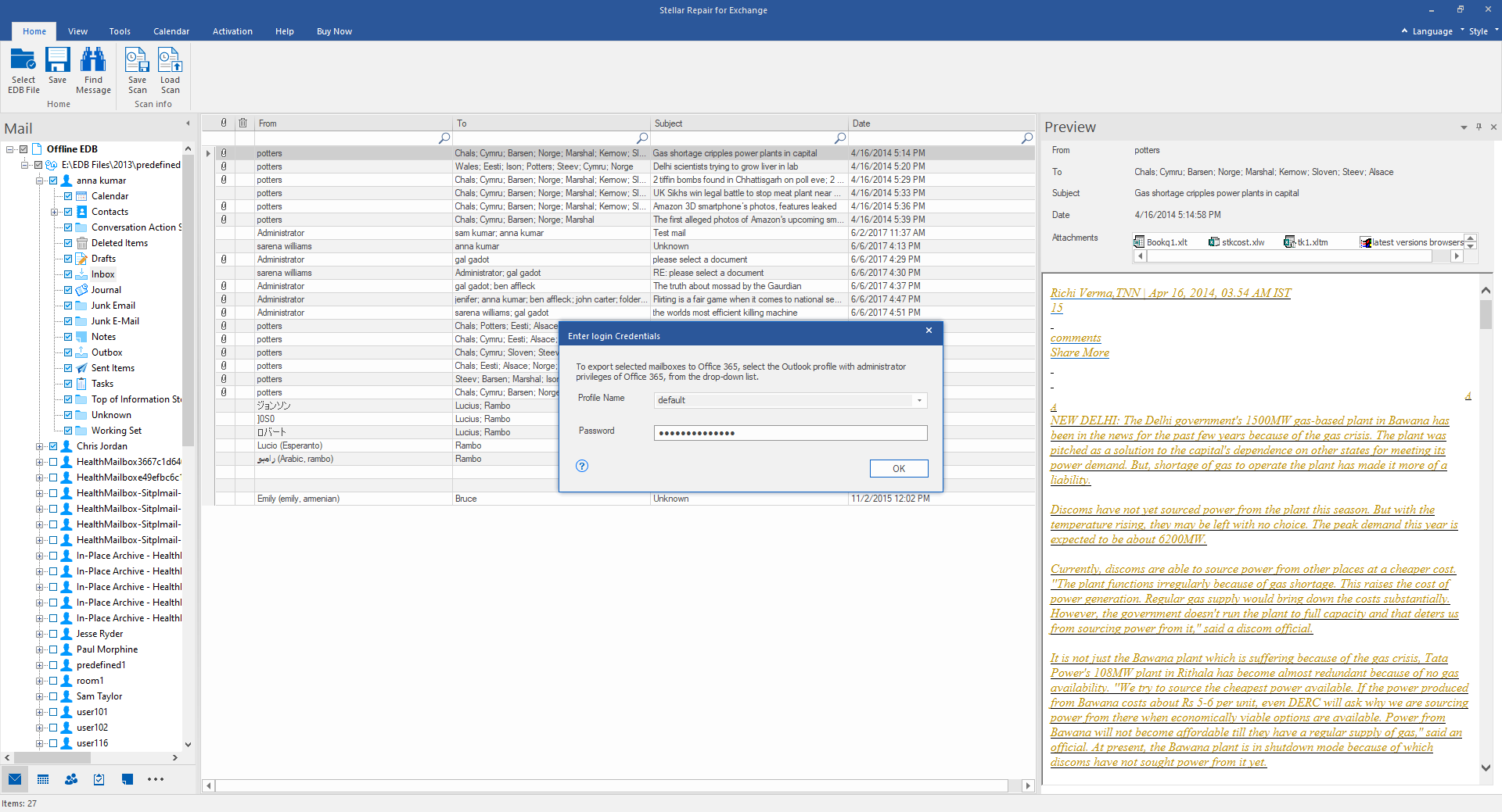 export to office 365