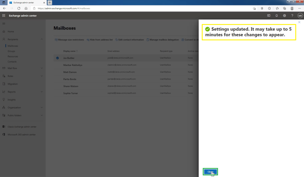 10_click_close_Configure_message_delivery_restrictions_for_a_mailbox