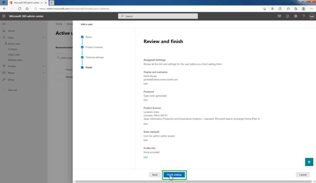 16_click_finish_adding_to_add_new_user_with_license