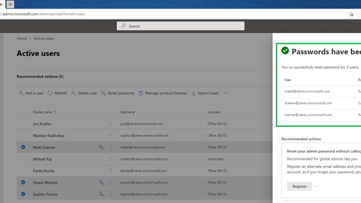 How to Reset a Users Password in Microsoft 365