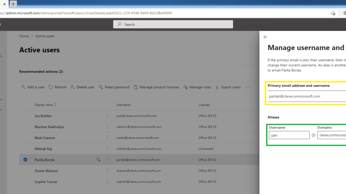 How to Create Email Aliases for Microsoft 365 User