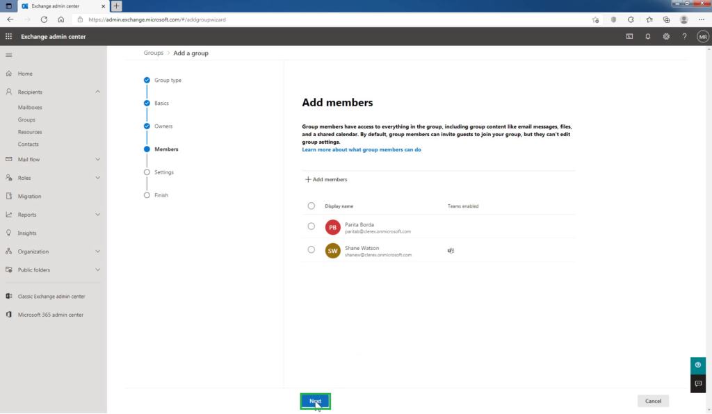 11_Create_and_manage_Microsoft_365_Group_in_Exchange_Online