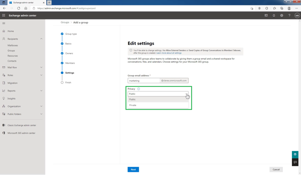 13_choose_privacy_options_for_microsoft_365_group