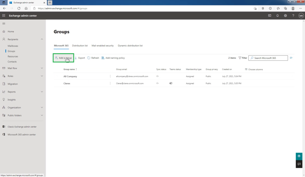 3_Create_new_Microsoft_365_Group_in_Exchange_Online